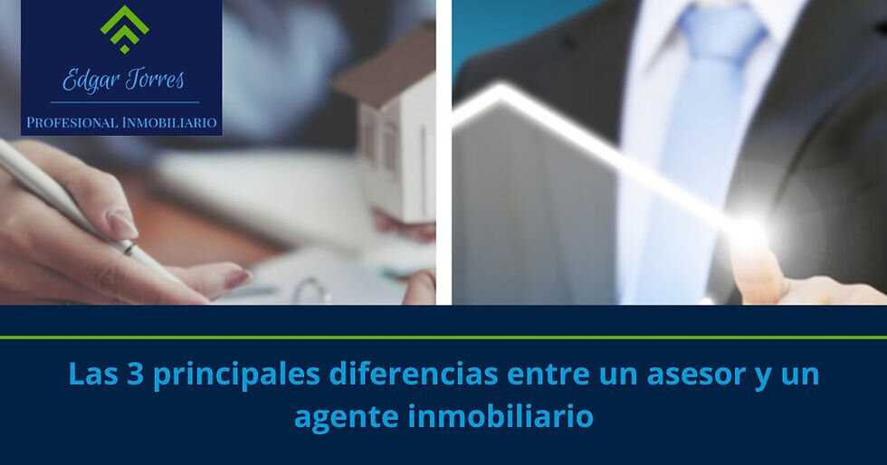 ¿Cuáles son las funciones principales de un asesor inmobiliario?