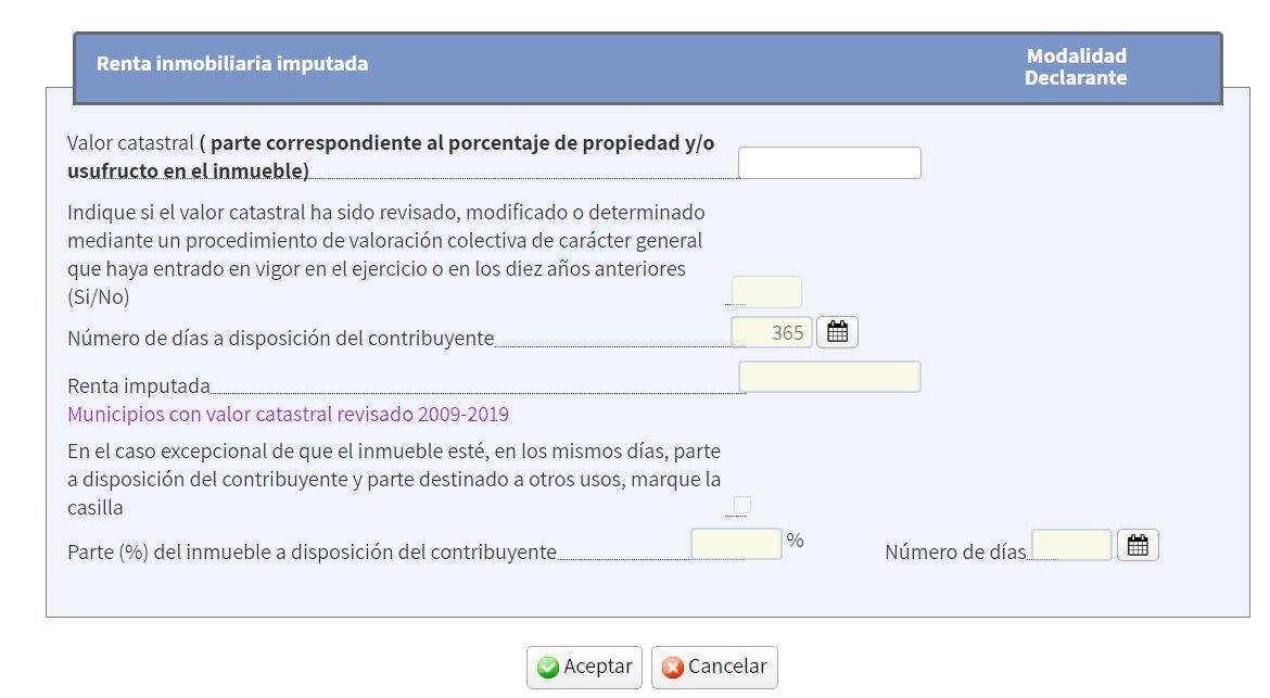 ¿Cuándo se Considera que Hay Renta Inmobiliaria Imputada?